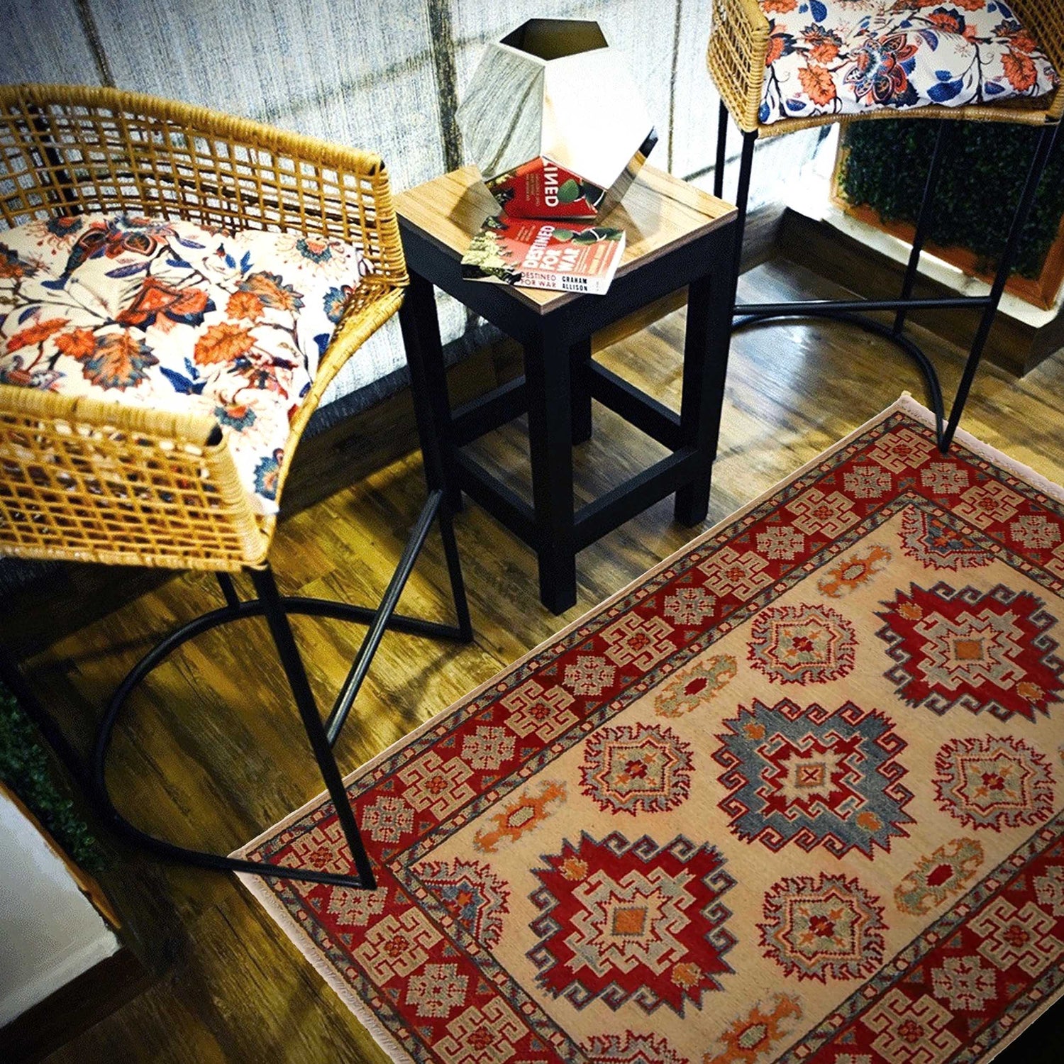 Oriental Kazak Rug 2' 8" x 3' 11" ft / 82 x 120 cm - No. G35206