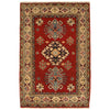 Hand Knotted Kazak Oriental Rug 2' 9" x 4' 4" ft / 83 x 131 cm - No. G35211