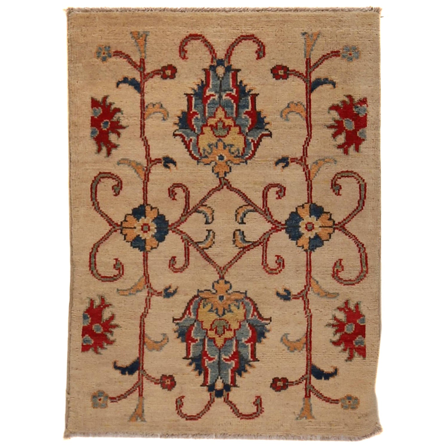 Oriental Kazak Rug 2' 0" x 2' 9" ft / 61 x 84 cm - No. G35219