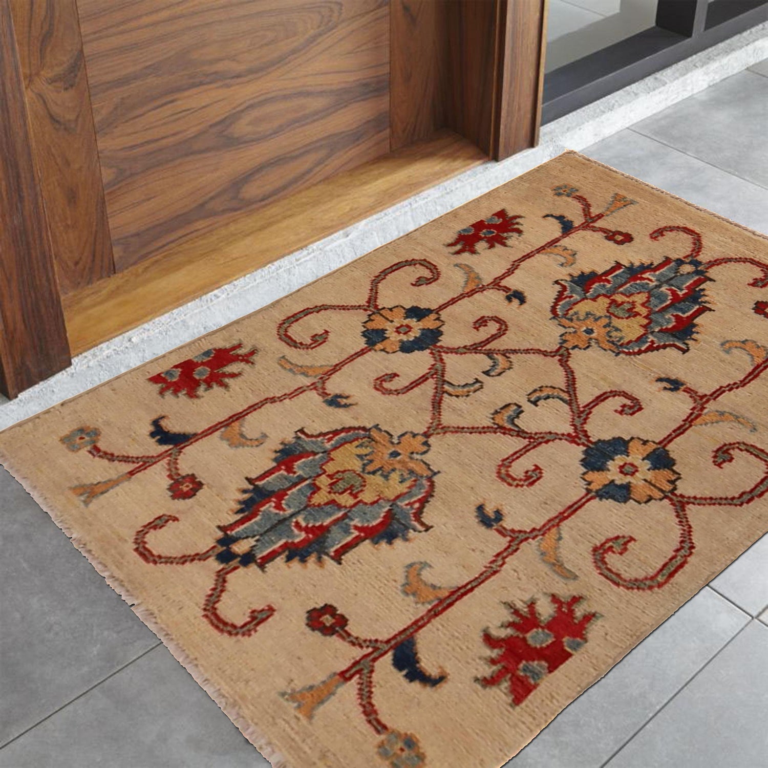 Oriental Kazak Rug 2' 0" x 2' 9" ft / 61 x 84 cm - No. G35219