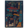 Afghan War Rug – Military Design 1' 10" x 2' 10" ft / 57 x 86 cm - No. G35392