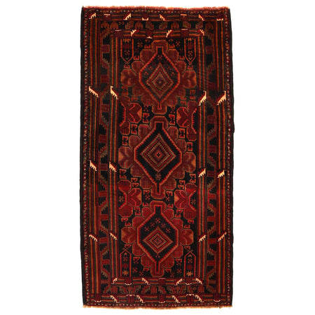 Baluch Short Rug 3' 7" x 5' 3" ft / 108 x 161 cm - No. G35411
