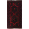 Traditional Baloch Rug 4' 1" x 8' 1" ft / 124 x 247 cm - No. G35504