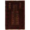 Muslim Prayer Rug 2' 10" x 4' 2" ft / 86 x 128 cm - No. G35629
