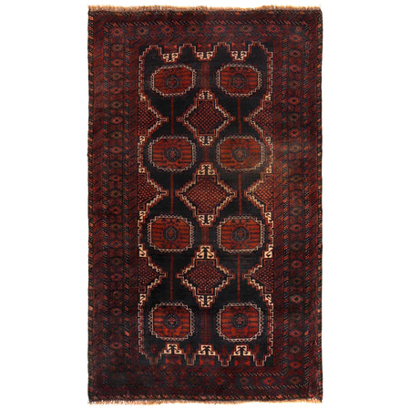 Handmade Baluchi Rug 3' 7" x 6' 1" ft / 108 x 186 cm - No. G35814
