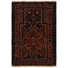 Islamic Prayer Carpet 2' 10" x 4' 1" ft / 86 x 124 cm - No. G35859
