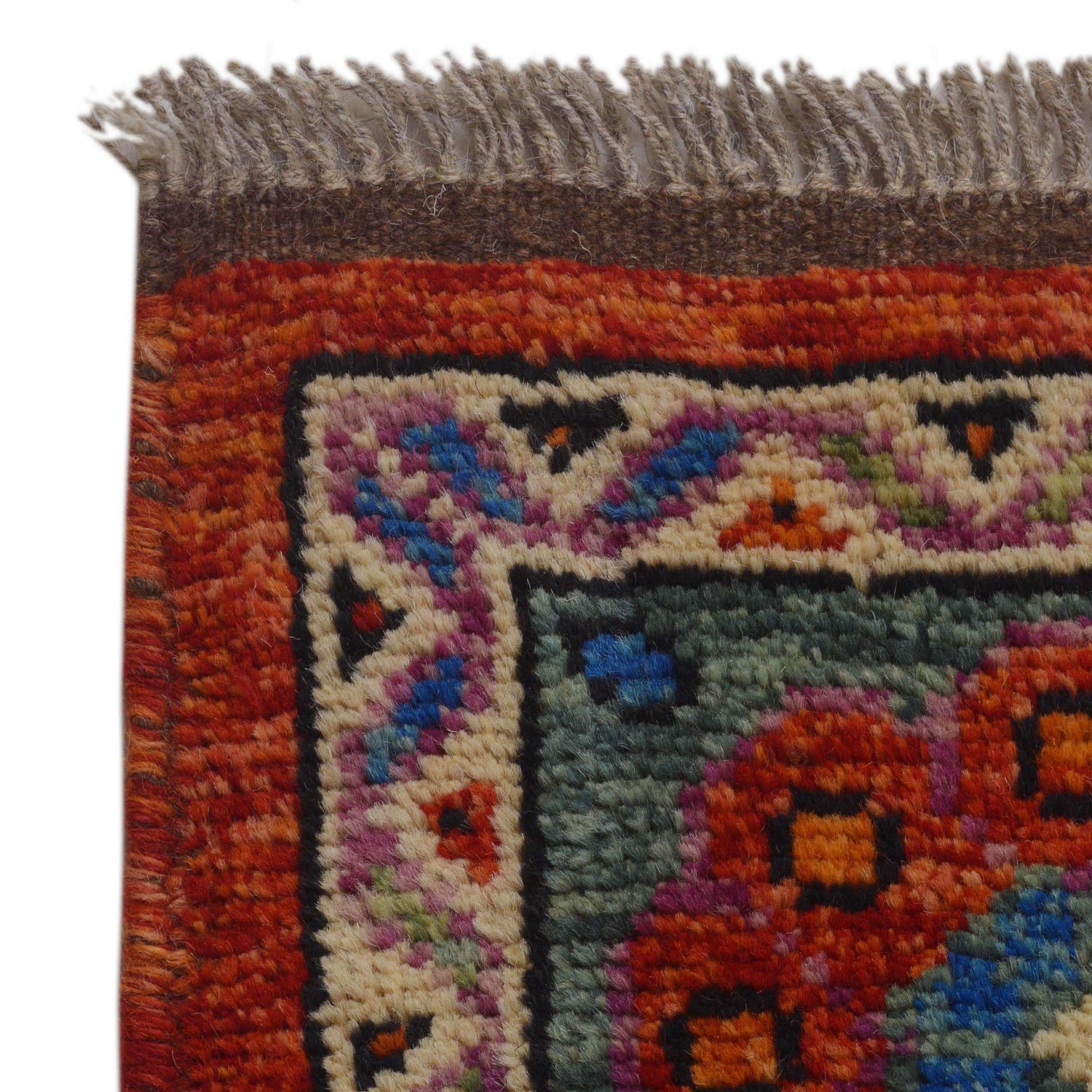 Shirazi Hand Knotted Carpet 6' 6" x 9' 9" ft / 198 x 296 cm - No. G36496