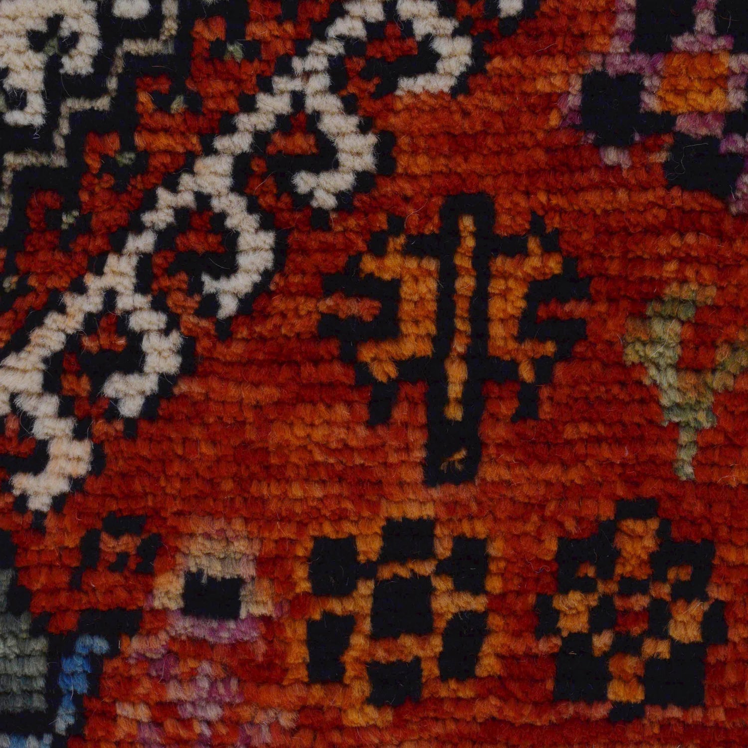 Persian Shirazi Design Carpet 5' 8" x 7' 10" ft / 172 x 239 cm - No. G36497