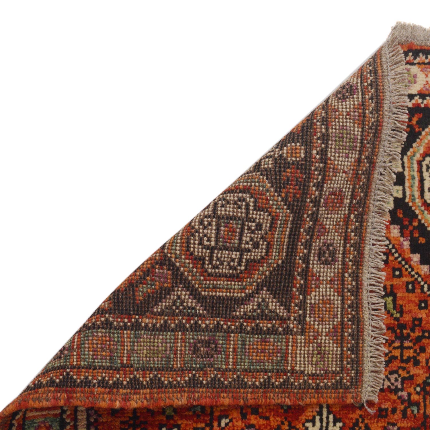 Shirazi Hand Knotted Carpe Runner 2' 8" x 9' 6" ft / 82 x 290 cm - No. G36498