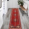 Shirazi Hand Knotted Carpe Runner 2' 8" x 9' 6" ft / 82 x 290 cm - No. G36498