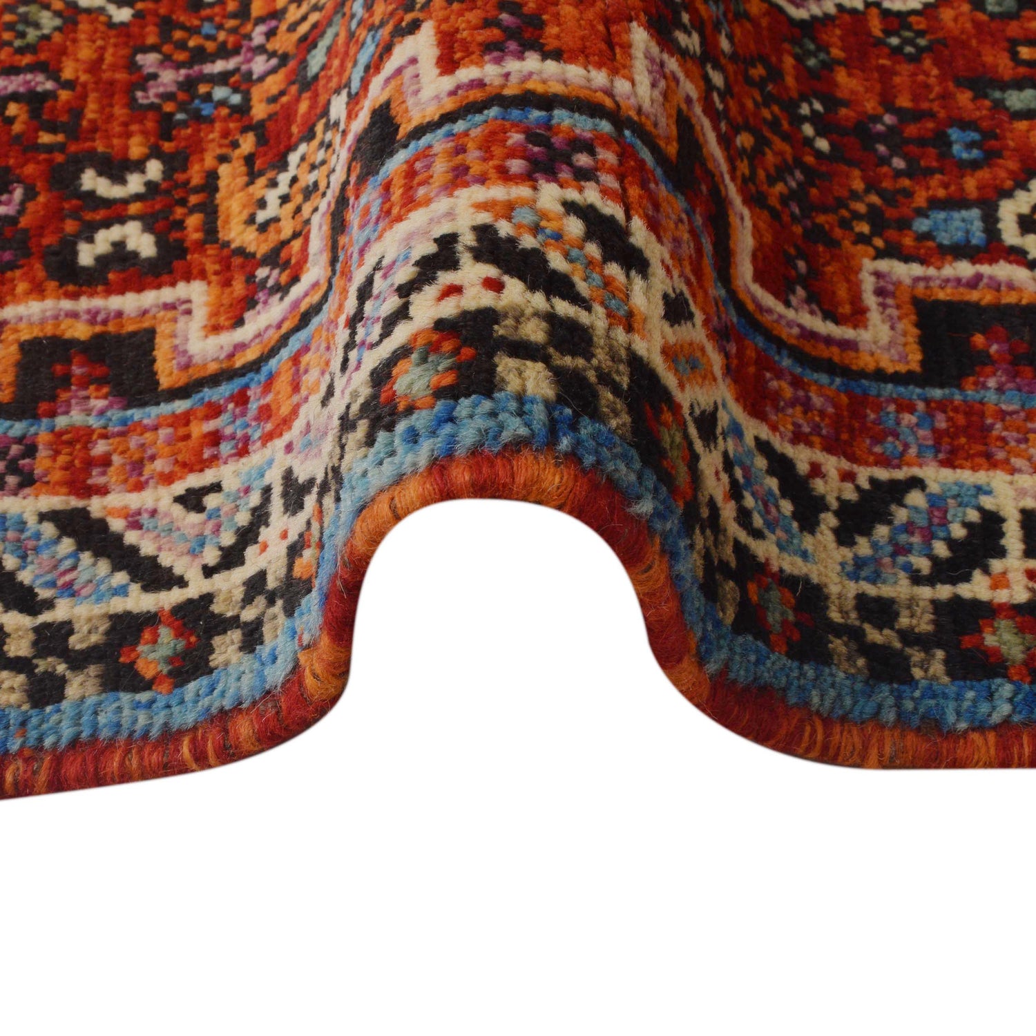 Persian Shirazi Design Carpet Runner 2' 8" x 9' 4" ft / 81 x 285 cm - No. G36499