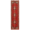 Rich Red Color Shiraz Carpet Runner 2' 7" x 9' 7" ft / 80 x 293 cm - No. G36500