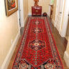 Rich Red Color Shiraz Carpet Runner 2' 7" x 9' 7" ft / 80 x 293 cm - No. G36500