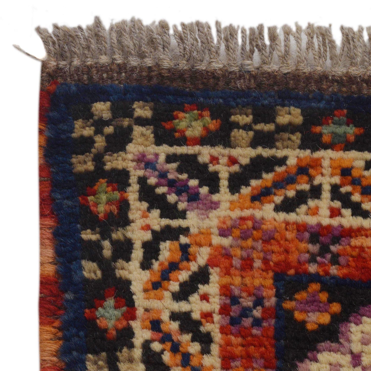 Shirazi Hand Knotted Carpe Runner 2' 8" x 9' 5" ft / 81 x 288 cm - No. G36501