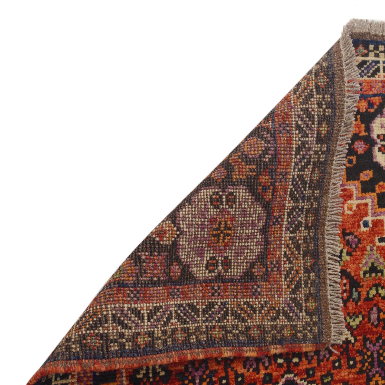 Shirazi Hand Knotted Carpe Runner 2' 8" x 9' 5" ft / 81 x 288 cm - No. G36501