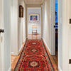 Shirazi Hand Knotted Carpe Runner 2' 8" x 9' 5" ft / 81 x 288 cm - No. G36501