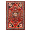 Rich Red Color Shiraz Carpet 3' 11" x 6' 1" ft / 120 x 186 cm - No. G36503
