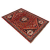 Rich Red Color Shiraz Carpet 3' 11" x 5' 10" ft / 119 x 179 cm - No. G36505