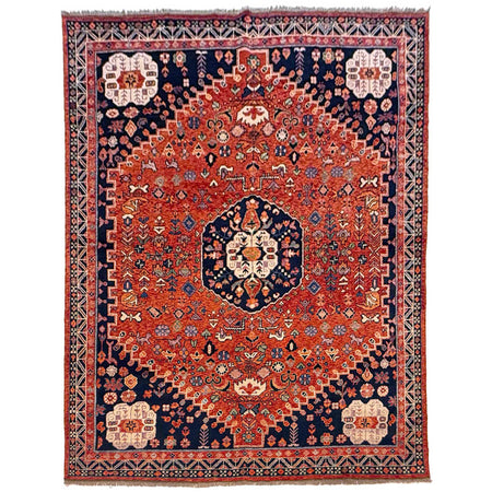 Multi Color Shiraz Carpet 7' 11" x 9' 9" ft / 242 x 297 cm - No. G36509