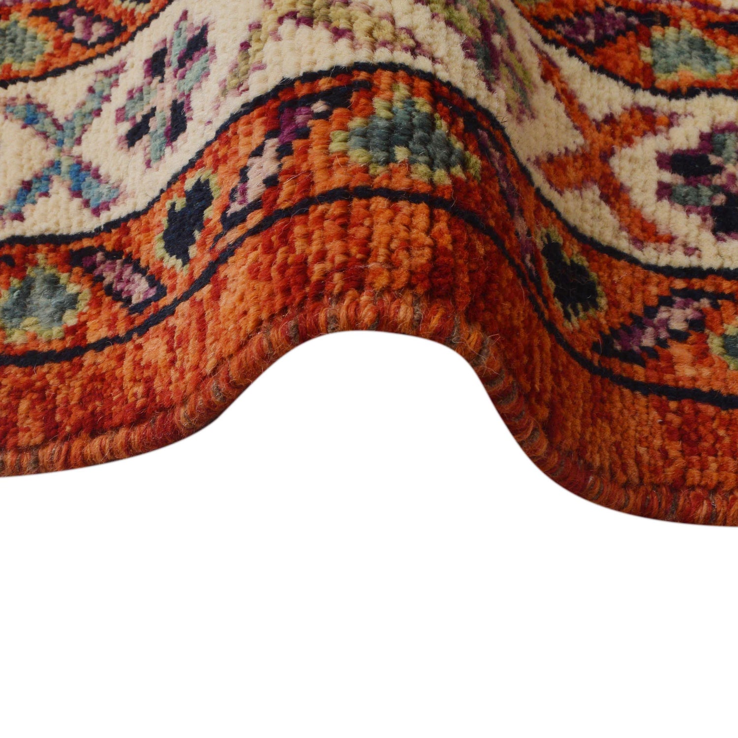 Shirazi Hand Knotted Carpet 6' 8" x 9' 9" ft / 203 x 297 cm - No. G36510