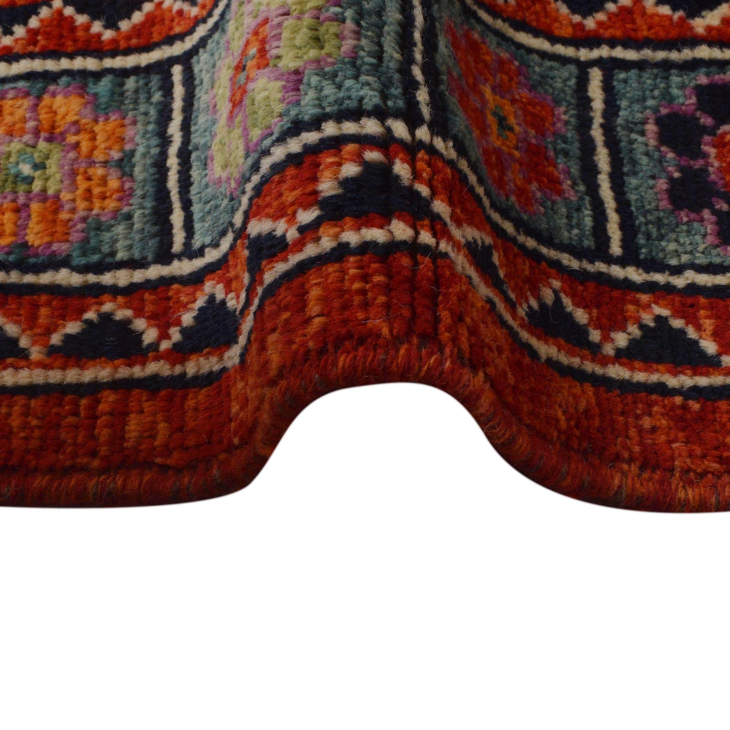 Red Color Shiraz Carpet 8' 2" x 9' 9" ft / 250 x 297 cm - No. G36513