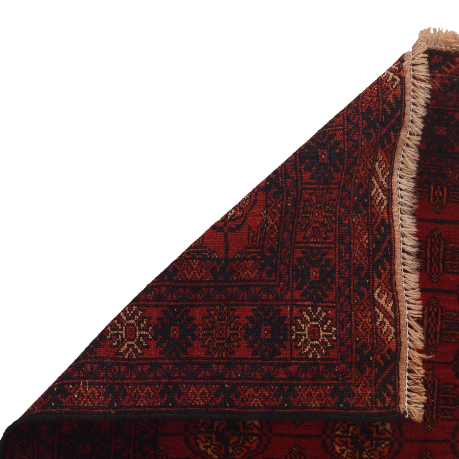 Hand Knotted Bokhara Runner Carpet 2' 7" x 6' 0" ft / 80 x 182 cm - No. G36529