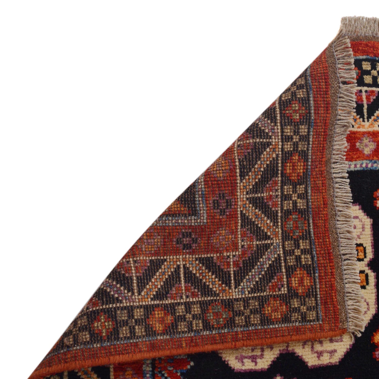 Red Color Shiraz Carpet 8' 4" x 9' 8" ft / 254 x 295 cm - No. G36532