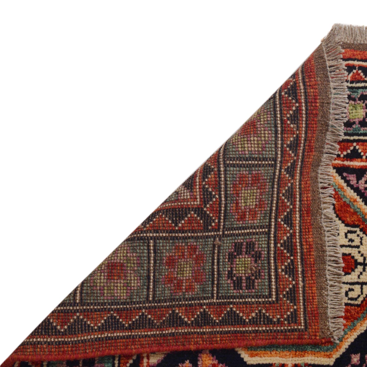 Shirazi Hand Knotted Carpet 7' 8" x 11' 4" ft / 234 x 346 cm - No. G36533