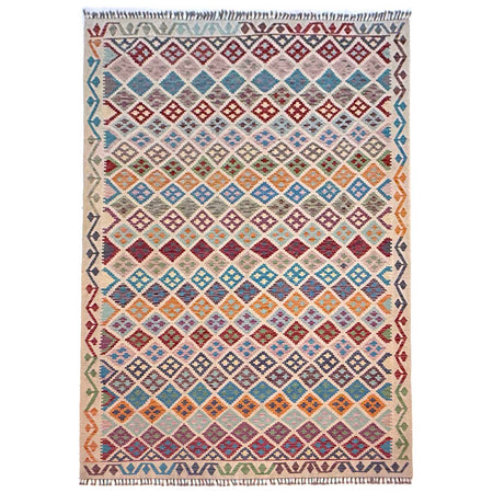 Handmade Vegetable Kelim 6' 11" x 9' 11" ft / 210 x 302 cm - No. G36652