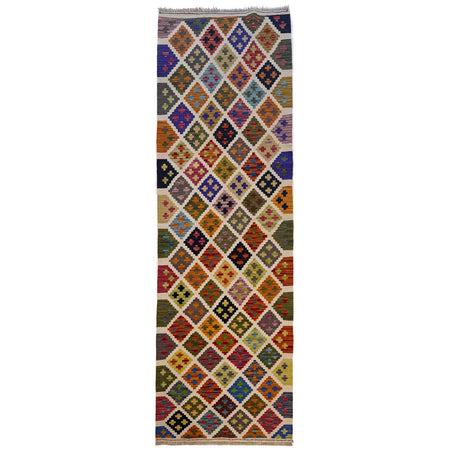 Long Kilim Runner 2' 6" x 9' 4" ft / 77 x 285 cm - No. G36665