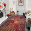 Handmade Vintage Patchwork Area Rug 5' 0" x 7' 10" ft / 138 x 253 cm - No. G36688