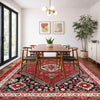 Shirazi Hand Knotted Carpet 6' 7" x 9' 7" ft / 201 x 292 cm - No. G37288