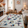 Pakistani Embroidery Kilim 3' 9" x 6' 4" ft / 115 x 192 cm - No. G37360
