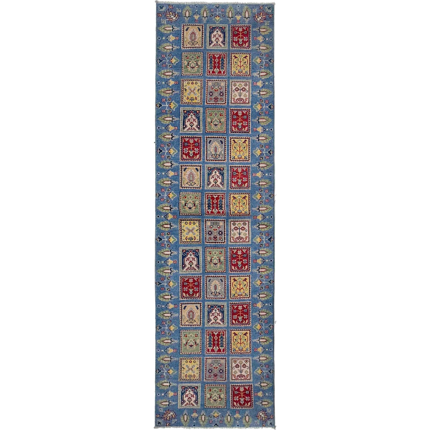 Oriental Bakhtiar Area  Runner Carpet 2' 8" x 9' 8" ft / 81 x 294 cm - No. G37557