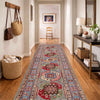 Authentic Oriental Waziri Runner Carpet 2' 7" x 9' 10" ft / 80 x 300 cm - No. G37560