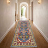Hand Knotted Kazak Oriental Runner Rug 2' 0" x 6' 0" ft / 62 x 183 cm - No. G37563