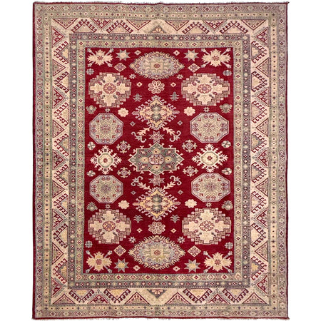 Oriental Kazak Rug 6' 8" x 9' 8" ft / 203 x 295 cm - No. G37572