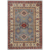 Handmade Kazak Area Rug 4' 0" x 6' 1" ft / 122 x 186 cm - No. G37579