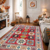 Hand knotted Kazak Carpet 5' 0" x 6' 6" ft / 152 x 199 cm - No. G37580