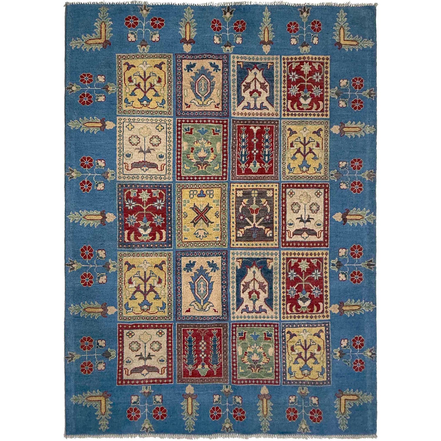 Oriental Bakhtiar Area Rug 4' 11" x 6' 6" ft / 150 x 198 cm - No. G37584