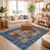 Oriental Bakhtiar Area Rug 4' 11" x 6' 6" ft / 150 x 198 cm - No. G37584