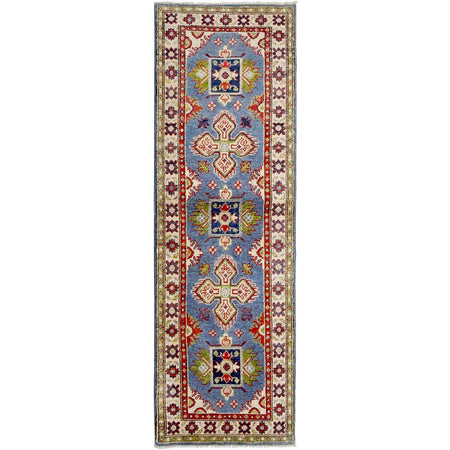 Hand knotted Kazak Runner Rugs 2' 0" x 6' 2" ft / 62 x 189 cm - No. G37590