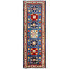 Hand knotted Kazak Runner Carpet 2' 1" x 6' 1" ft / 63 x 185 cm - No. G37591