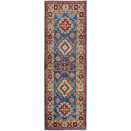 Oriental Kazak Runner Rug 2' 1" x 6' 3" ft / 63 x 190 cm - No. G37592
