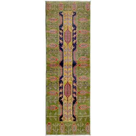 Hand knotted Kazak Runner Rugs 1' 11" x 6' 3" ft / 59 x 190 cm - No. G37593