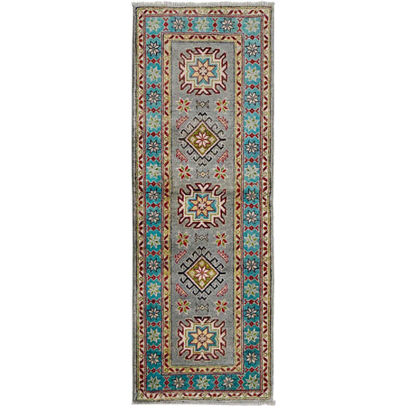 Oriental Kazak Runner Rug 2' 0" x 5' 6" ft / 61 x 168 cm - No. G37596