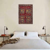 Small Prayer Carpet 2' 10" x 3' 9" ft / 87 x 115 cm - No. G37682