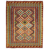 Handmade Afghan Vegetable Kilim 4' 10" x 6' 4" ft / 148 x 193 cm - No. G38843