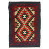 Handmade Turkish Design Wool Kilim 2' 1" x 2' 11" ft / 63 x 89 cm - No. G38849