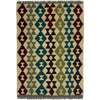 Hand Knotted Afghan Style Kilim 2' 0" x 2' 11" ft / 62 x 90 cm - No. G38858